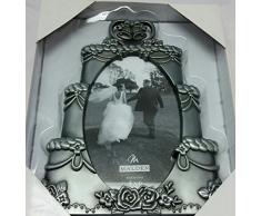 Malden Hochzeit Kuchen Bild Rahmen Rosen & Bänder 10,2 x 15,2 cm (2/15)