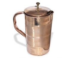 Stylla London handgefertigt Pure gefüttert Krug mit Deckel, Kupfer, 9.21 X 7.24 X 5,2 cm