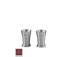 Artina 2 Schnapsgläser Gravur metallisch One Size