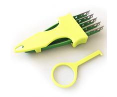 Scandibake Multi-Klingen-Messwerkzeug – 6 Klingen Bakers Lame, Multi-Score Gebäck in Sekunden, professionelle Bäckerklinge