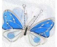 JGS Sonnenfänger, 3D-Schmetterling, freistehend, zum Aufhängen, Blau