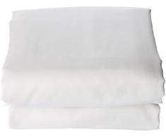 ESSIX Hochzeit Spannbetttuch Baumwolle Satin Bettwäsche Pannacotta/Galet 300 x 240 cm