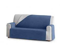 Eysa Oslo Protect wasserdichte und atmungsaktive Sofa überwurf, 100% Polyester, blau, 110 cm