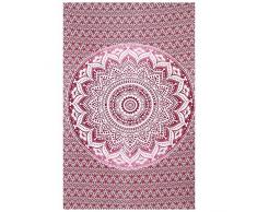 Gokul Handloom Mandala Tapisserie Wandteppichen Ombre Bohemian Boho Dekorativen Gardinen für Wand Decor Picknick Strand Tabelle Hippie Gypsy