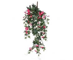 MICA Decorations PETUNIEN HAENGEND L80B20H15 Fuchsie Kunstpflanze, Polyester, 80 x 20 x 15 cm, 6-Einheiten