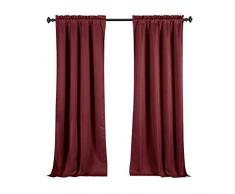 DUCK River Verdunkelungsvorhang, 94 x 213,4 cm, 1 Stück, Salbeigrün Fenstervorhang Vorhang 37x84 (1 Piece) burgunderfarben