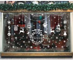Tondwin Weihnachts-Aufkleber für Fenster, Weihnachten, Fenster, Dekoration für Urlaub, Feier und Party-Ornamente