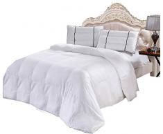 sheetsnthings Royal Hotel Collection-Box 100% Bambus Weiß Down Alternative Tröster Bettdecke Einsatz 300 Fadenzahl King Weiß