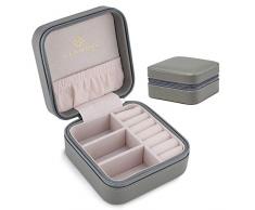 two the nines Vlando Macaron Schmuckkästchen für Ringe, Ohrringe, Halsketten grau