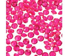 Homeford fpf0750217fs 300 Stück kleinen Diamanten Edelstein Tisch Konfetti, 3/20,3 cm Fuchsia