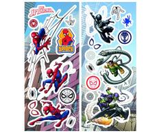 Komar - Disney - Deco-Sticker SPIDER-MAN - 14 x 33 cm - Wandtattoo, Wandbild, Wandsticker, Wandaufkleber, Walltattoo, Superheld, Spinne, Comic - 14805