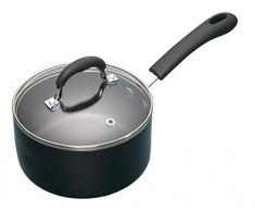 Master Class Robuster antihaftbeschichteter Stieltopf mit Deckel, 16 cm