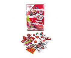 DArpeje Disney Cars CDIC086 Adventskalender mit 24 Überraschungen, Rot, Einheitsgröße