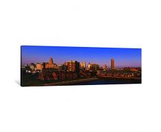 iCanvasART-View of a City, Buffalo, New York State, USA Leinwand Kunstdruck Panorama Bilder, 1,5 von 48 von 40,6 cm