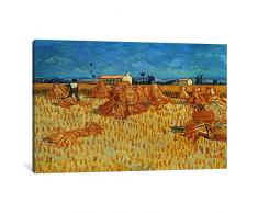 iCanvasART 1 Stück Ernte in der Provence Kunstdruck auf Leinwand von Vincent Van Gogh 0.75 by 12 by 18-Inch