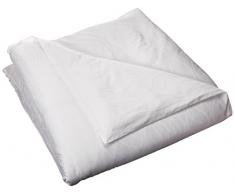 Natural Comfort HS300DC-WAV-WH-Q Bettwäsche-Set für Doppelbett, Weiß