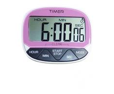 Annser LCD Digital Küche Timer Kochen Großen Count Down bis Lanyard Loch Uhr (Violett)