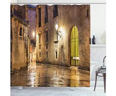 ambesonne Polyester-Decor Kollektion-Badezimmer Dusche Vorhang, Textil, Multi 7, 69W x 84L