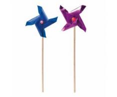 Garcia de Pou 100 Einheit Holz EIS Dekorationen Windmühle in Box, Holz, Sortiert, 15 x 30 x 30 cm