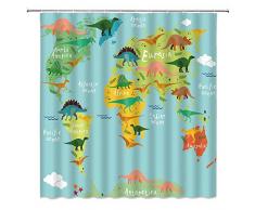 WZFashion Schmetterling lila Blumen Badezimmer Decor Duschvorhänge Floral Decor Badewanne Vorhang Deko Vorhang Rosa Blau Grün Karte