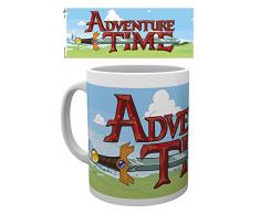 empireposter Adventure Time - Logo - Film Movie TV Kino Kinder Keramik Tasse - Größe Ø8,5 H9,5 cm