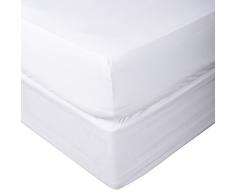 Contour Tabelle Luxury Collection Fadenzahl 1000 passend für bis zu Matratzen 25,4 cm Deep Pocket 1 Bett Bogen Sets Weiche Collection, Baumwolle, weiß, Twin XL