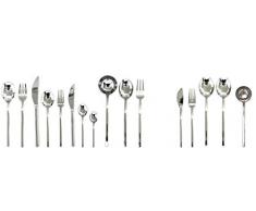 MEPRA Due Servierset, Besteck Set, Silber, 126