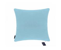 aitliving Baumwolle Print Bold gedrehte Streifen Baumwolle Leinwand Moderne Decor Kissen Bezug und Baumwoll Samt massiv mit Baumwolle Leinen Vintage Rückseite Samt Kissen Dusk lila, silber grau, Sky Blue, Slate Blue, gelb ocker,