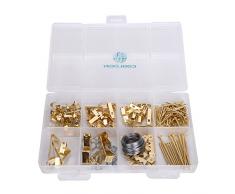 COOLOGIN Bild Kleiderbügel-Set, 200 Pcs Bild Haken Rahmen Kleiderbügel, Schwere Pflicht Bilder-Aufhänge-Set mit Nägel für Wandmontage mit 10–100 lbs/reduzieren Schäden an Wänden