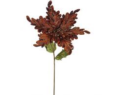 Vickerman Stamm mit Weihnachtsstern OF160115 31 Schokoladenbraun