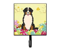 Carolines Treasures Wandhaken, Ostereier, Berner Sennenhund, klein, Mehrfarbig