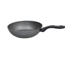 Tognana Wok 1 Griff 28 cm Mythos Marble schwarz