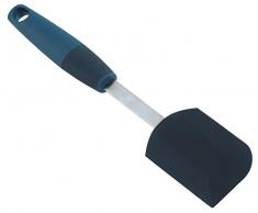 KUHN RIKON Silikonschaber, Edelstahl, Schwarz, 28 x 5.5 x 1.5 cm