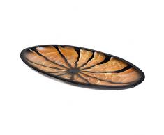 AeraVida Love der Natur handgeschnitzten Oval Mango Holz Servierplatte Oder Tablett