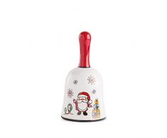 Egan Glocke, Keramik, emailliert, Elfenbeinfarben, Small