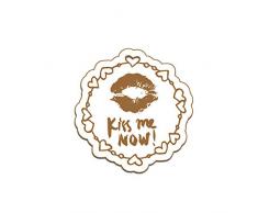 Dayka Trade Holzfigur, mehrfarbig, 6 x 6 cm