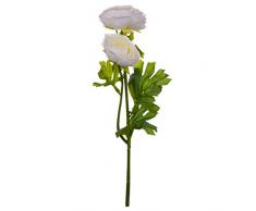 Aufora HF0018A Künstliche Blume, Kunstpflanze, Seidenblumen, weiß, Einheitsgröße