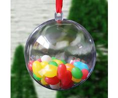 Christbaumkugeln zum Aufhängen, rund, 70 mm, 12 Stück