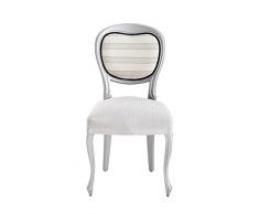 Eysa Ãberzug aus elastischem Stuhl Ulysses ekrü