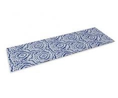 Villa d‘Este Home Tivoli 2422904 Läufer, Blau/Weiß, 150 cm, Polyester