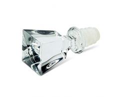 Abbott Collection 27-CLARITY-13 Flaschenverschluss, quadratisch, 7,6 cm, transparent