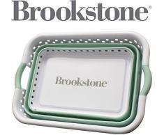 Brookstone Wäschekorb, zusammenklappbar Wäschekorb Faltkorb Mint