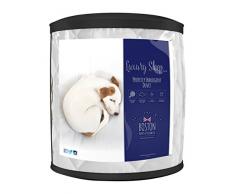 Boston Bettdecke & Pillow Co 13.5 Tog Verwöhnend wie Daunen Bettdecke, King Size, Weiß