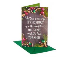 American Greetings 6380791 Grukarte, Weihnachtskarte, Motiv True Meaning