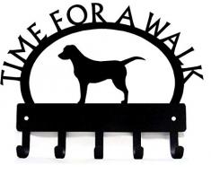 The Metal Peddler Schlüsselbrett für Hundeleine, Labrador Large 11 inch Wide schwarz