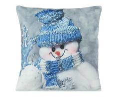 Eurofirany Kissenbezüge Kissenhüllen Velvet Samt Couchkissenbezüge Sofakissenbezüge Weihnachten Christmas Dekorationskissen Doppelpack 2er Set Kopfkissenbezüge Dekokissen, Schwarz + Rot, 40x40cm