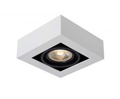 LUCIDE ZEFIX Deckenstrahler, Aluminium, 12 W, Weiß, Schwarz