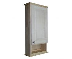 Holz Schränke Direct 76,2 cm Sadler Serie an der Wand Schrank mit 15,2 cm offenen Regal 5. Tief Innen