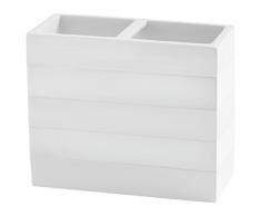 Kassatex Fine Linens Cabana Zubehör Zahnbürstenhalter weiß