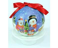 Unbekannt Christbaumkugel Deko 5 Stück in blau